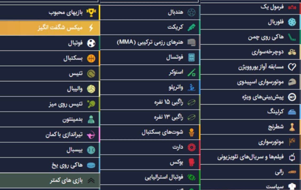 شرط بندی ورزشی در ماف بت 