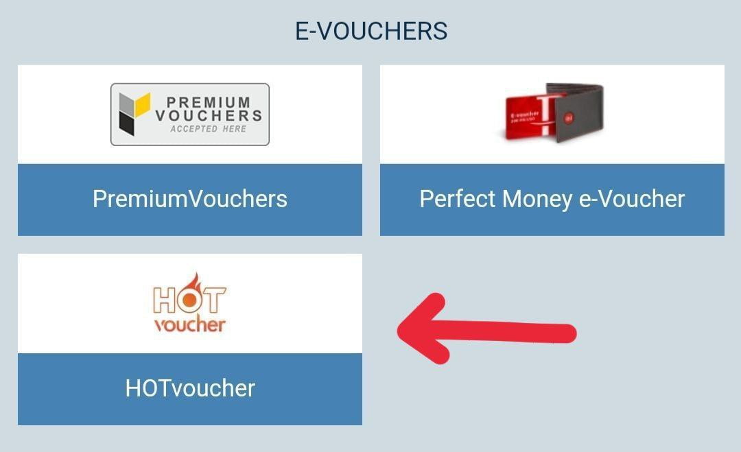 برداشت از طریق هات ووچر Hot Voucher