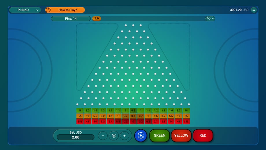 بازی پلینکو plinko