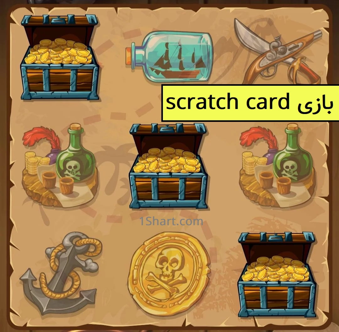 بازی scratch card در 1xgames