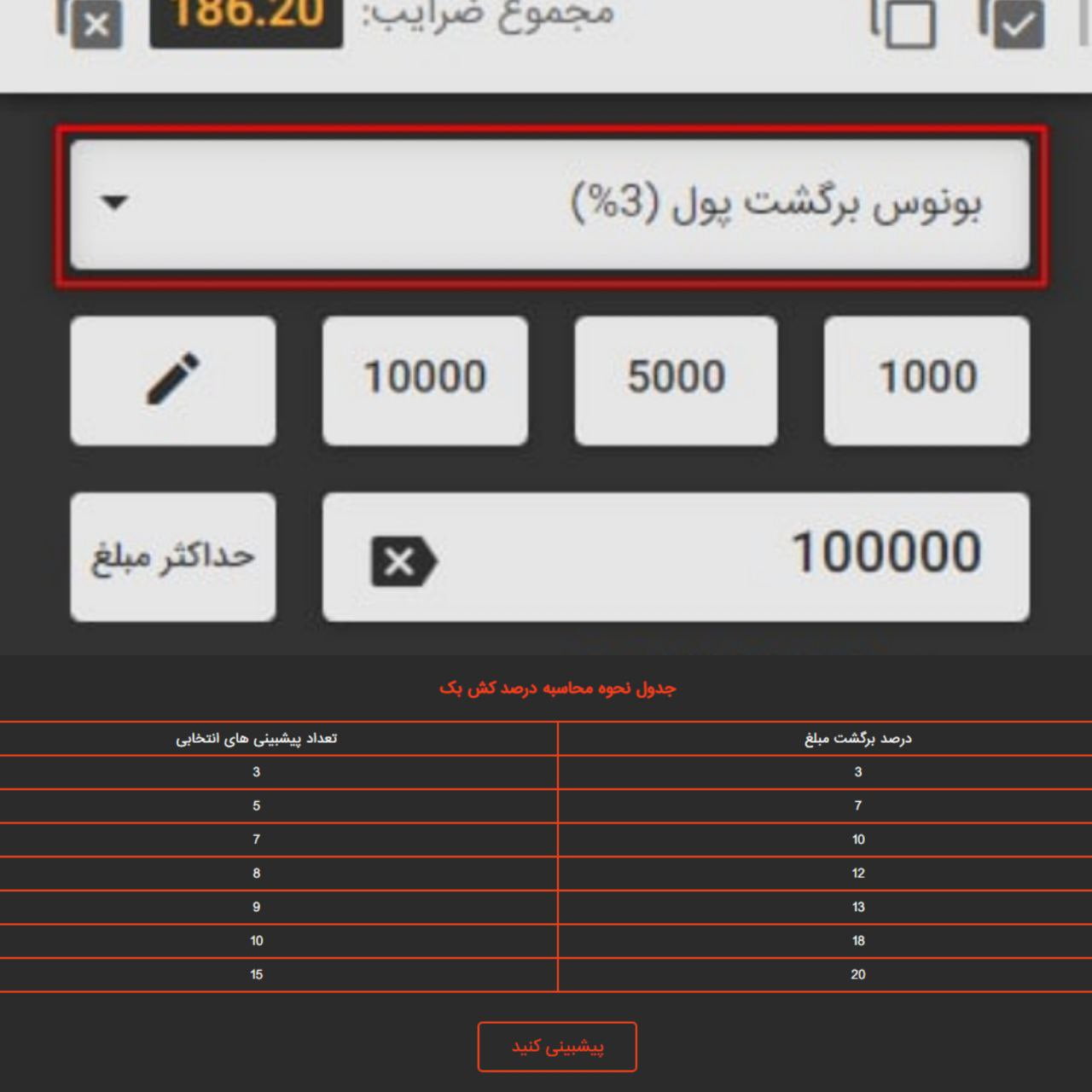 کش بک در ای ار توتو