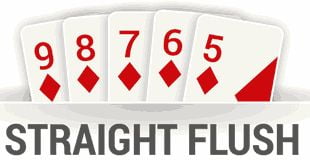 Straight flush در پوکر